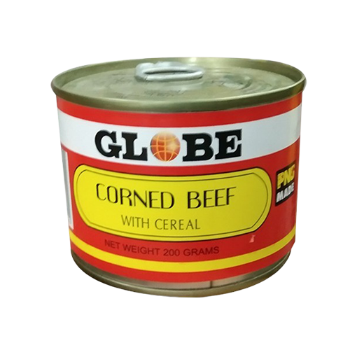 GLOBE CORNED BEEF W/CEREAL-RED 4×1.57Kg