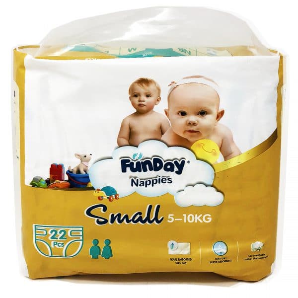 FUNDAY BABY DIAPER – S ( 8pktsx22pcs)