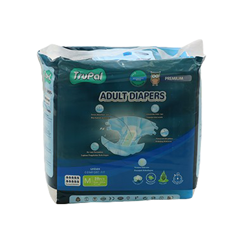 TRUPAL ADULT DIAPERS  – SUPREME – L ( 10pcs. X 8 bags)