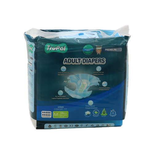 TRUPAL ADULT DIAPER SUPER PREMIUM – L ( 10pcs. X 8 bags)