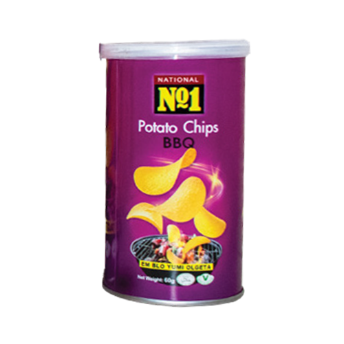 No.1 POTATO CHIPS – BBQ FLAVOUR 48X60G