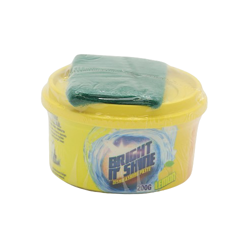 BRIGHT & SHINE DISHWASH PASTE 200g Lemon – Al-19%-1×48