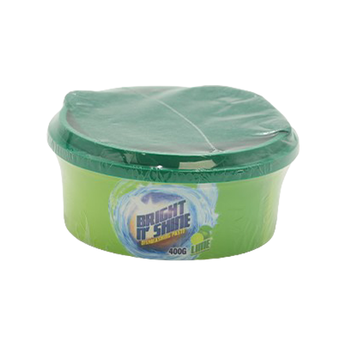 BRIGHT & SHINE DISHWASH PASTE 400g Lime – Al-19%-1×24
