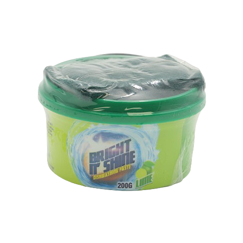 BRIGHT & SHINE DISHWASH PASTE 200g Lime – Al-19%-1×48