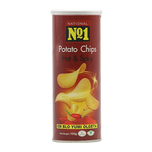 Potato Chips-100gx24 – Hot & Spicy Flavour