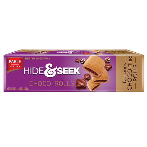 Hide & Seek Choco Rolls 125 g (PK48)