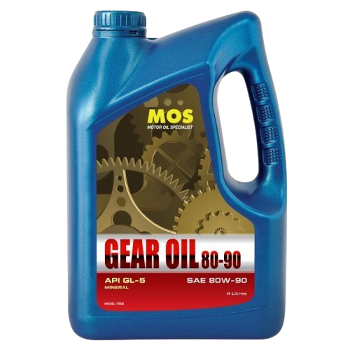 MOS GEAR OIL SAE80W90 GL-5 – 4 x 4Ltr