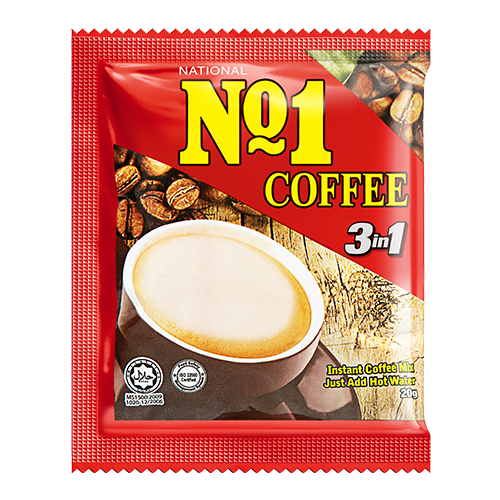 NO.1 PREMIUM COFFEE 3-IN-1 10x18x20g