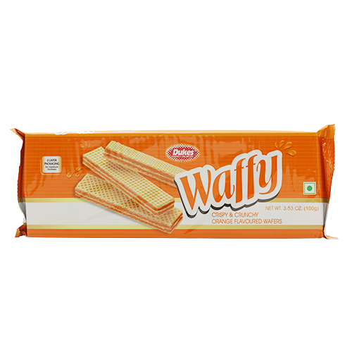 DUKES WAFFY WAFER ORANGE-36x100g