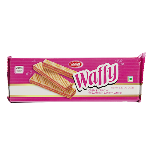 DUKES WAFFY WAFER STRAWBERRY-36x100g