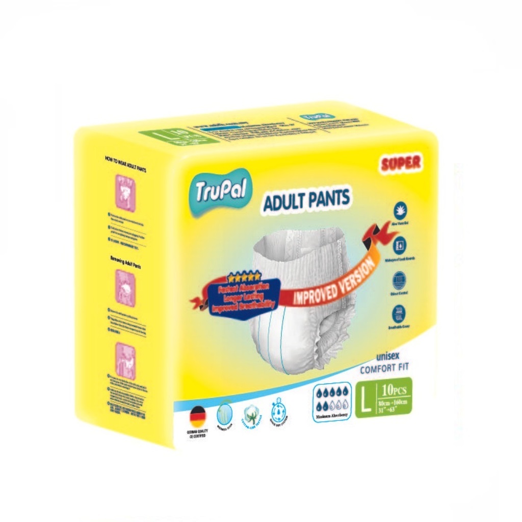 TRUPAL ADULT PANTS – L ( 10pcs. X 8 bags)